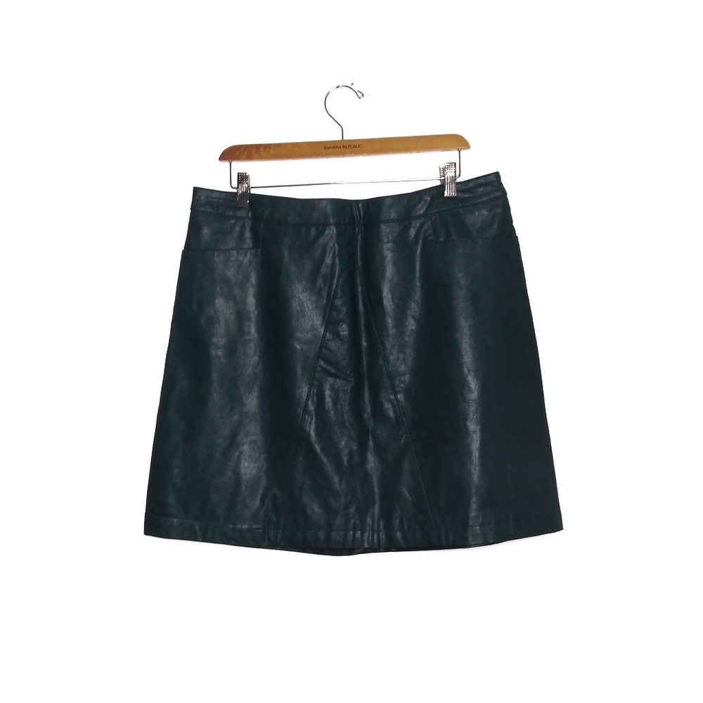 long tall sally skirt dark green size 12 NWT
